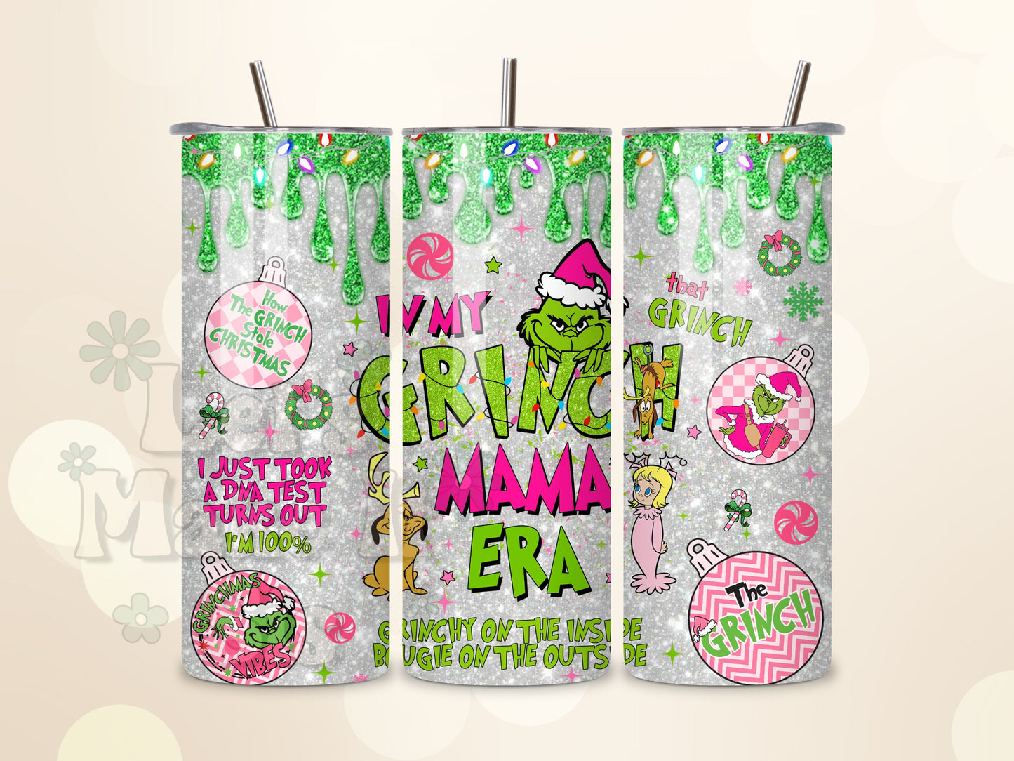 Green Mama Drip Tumbler