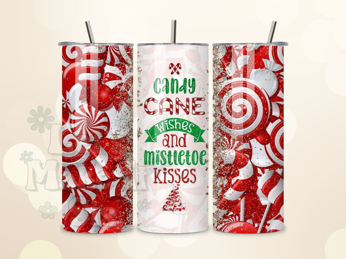 Mistletoe Kisses Tumbler